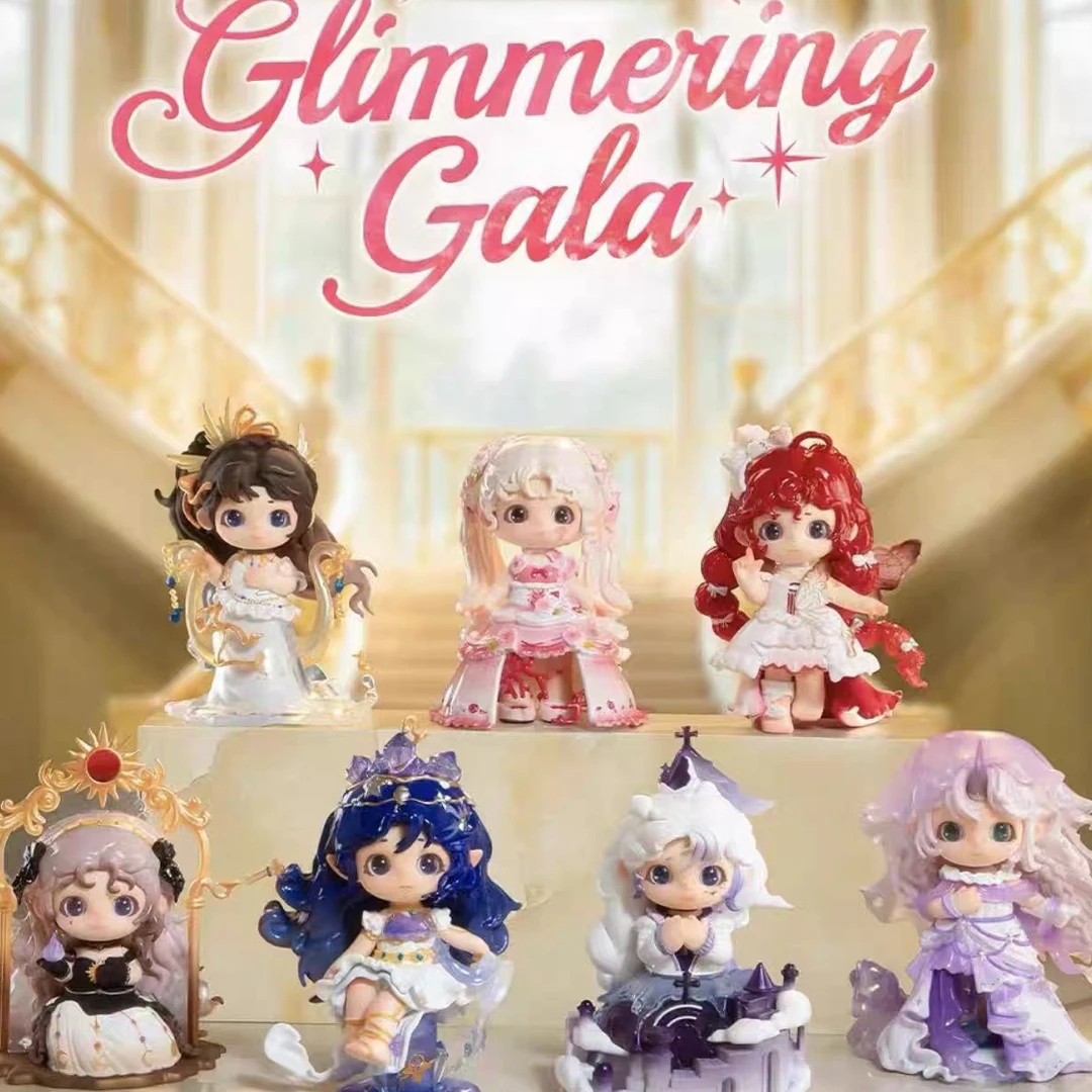 【波比代拆】正版荞荞新品6代-璃光夜宴系列潮玩盲盒摆件