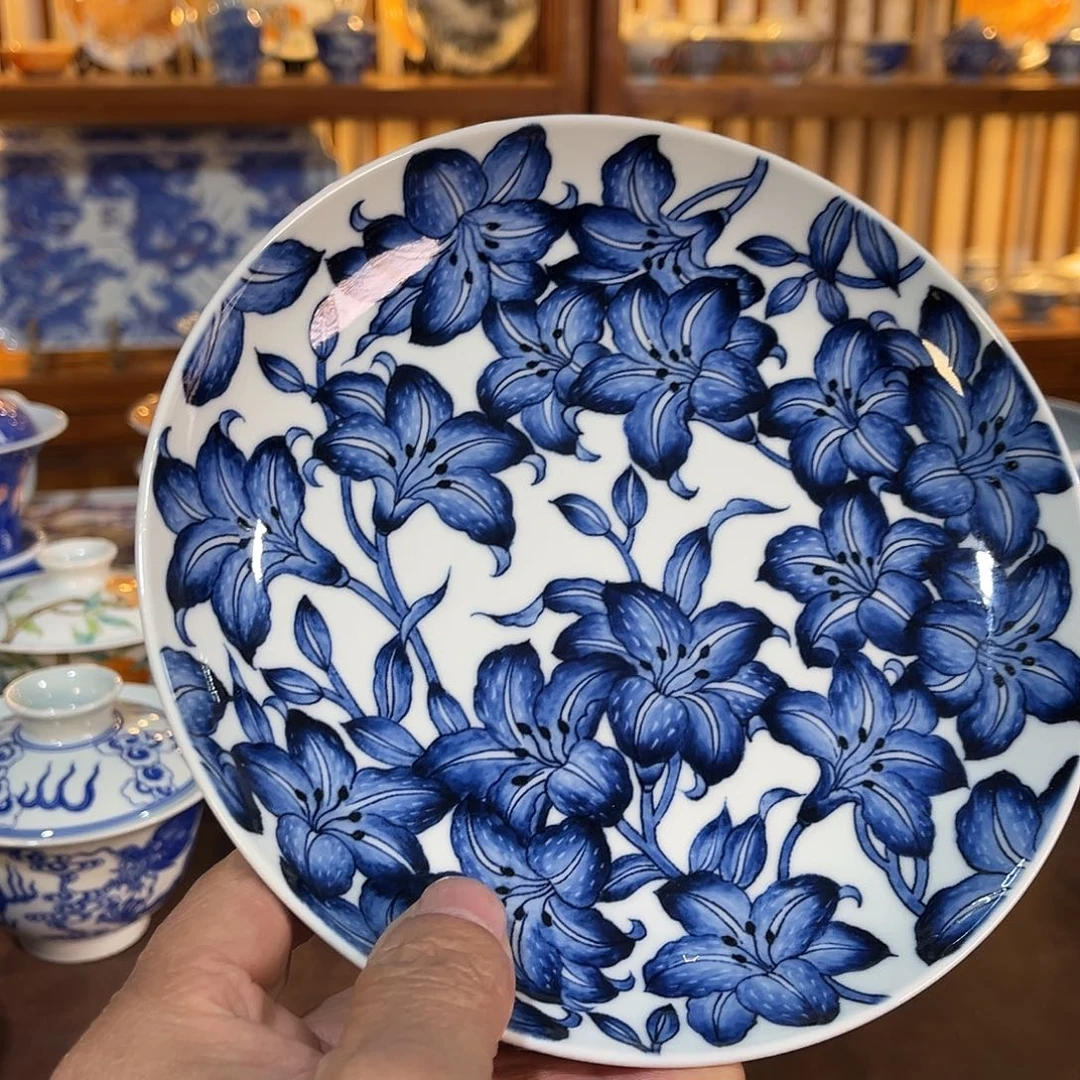 錡镇堂手工手绘绘壶承