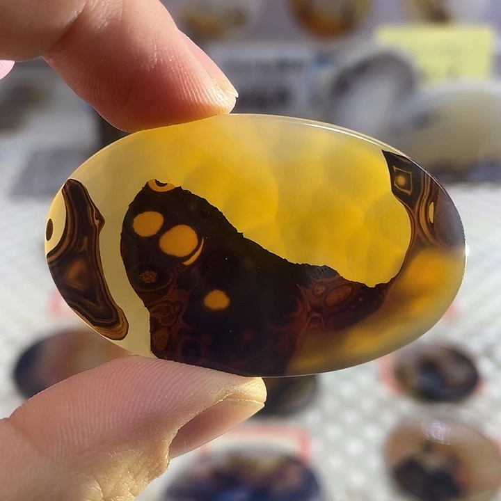 玛瑙/玉髓合金颈饰