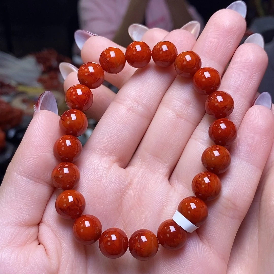 南红玛瑙手串未镶嵌徽**故9.5mm