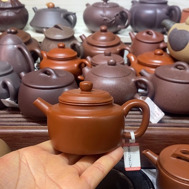 紫砂茶壶微瑕处理一把