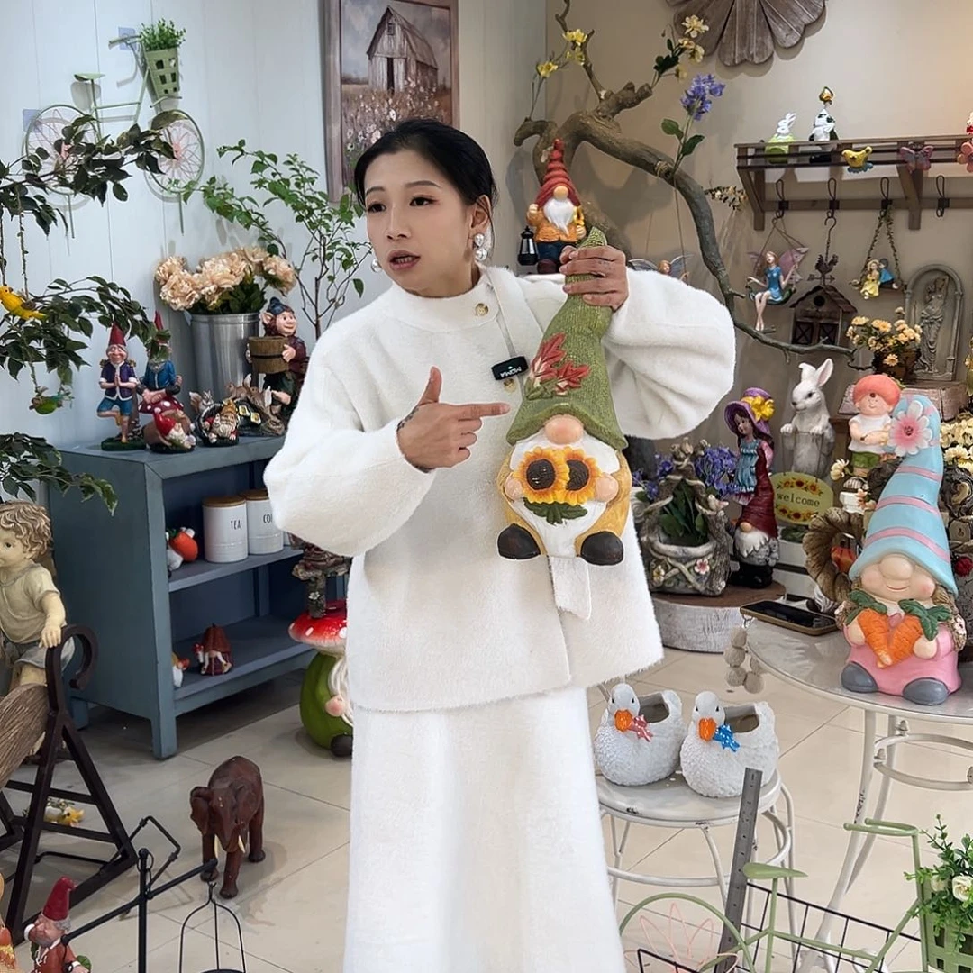 花园摆件红红火火