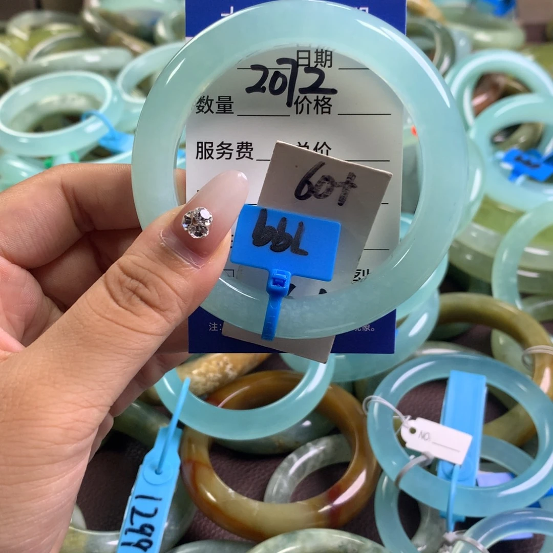 未镶嵌蛇纹石玉手镯2072