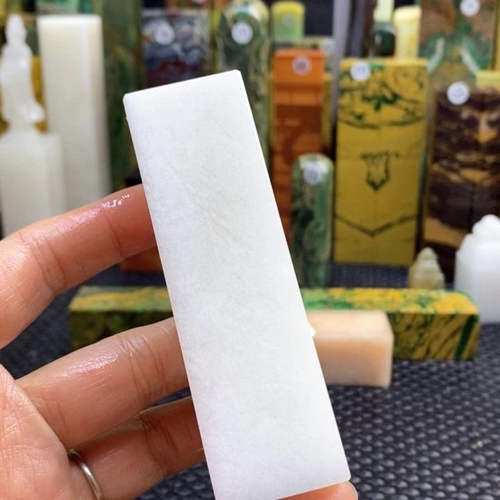 南美石万*天青田石印章石