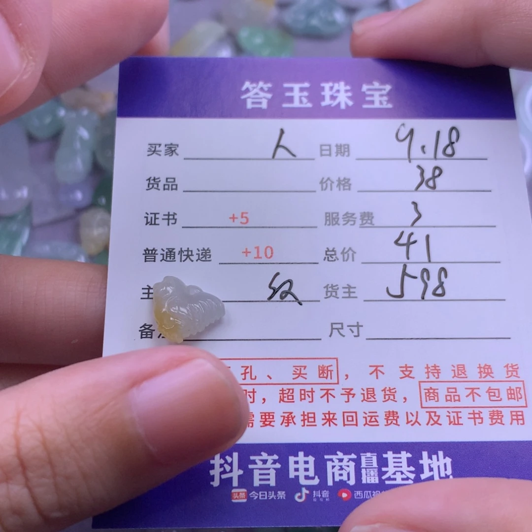 颈饰未镶嵌翡翠人**多