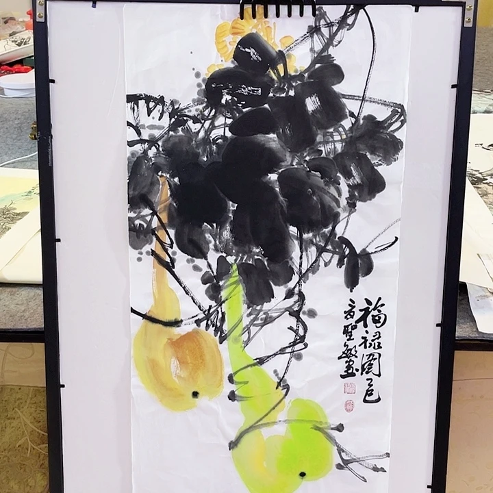 国画张圣敏先生纯手绘作品
