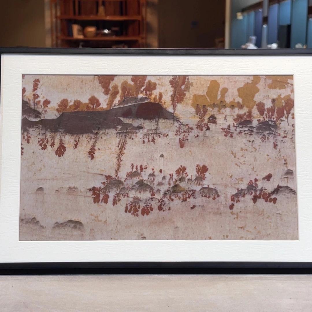 彩石三峡清江画面石