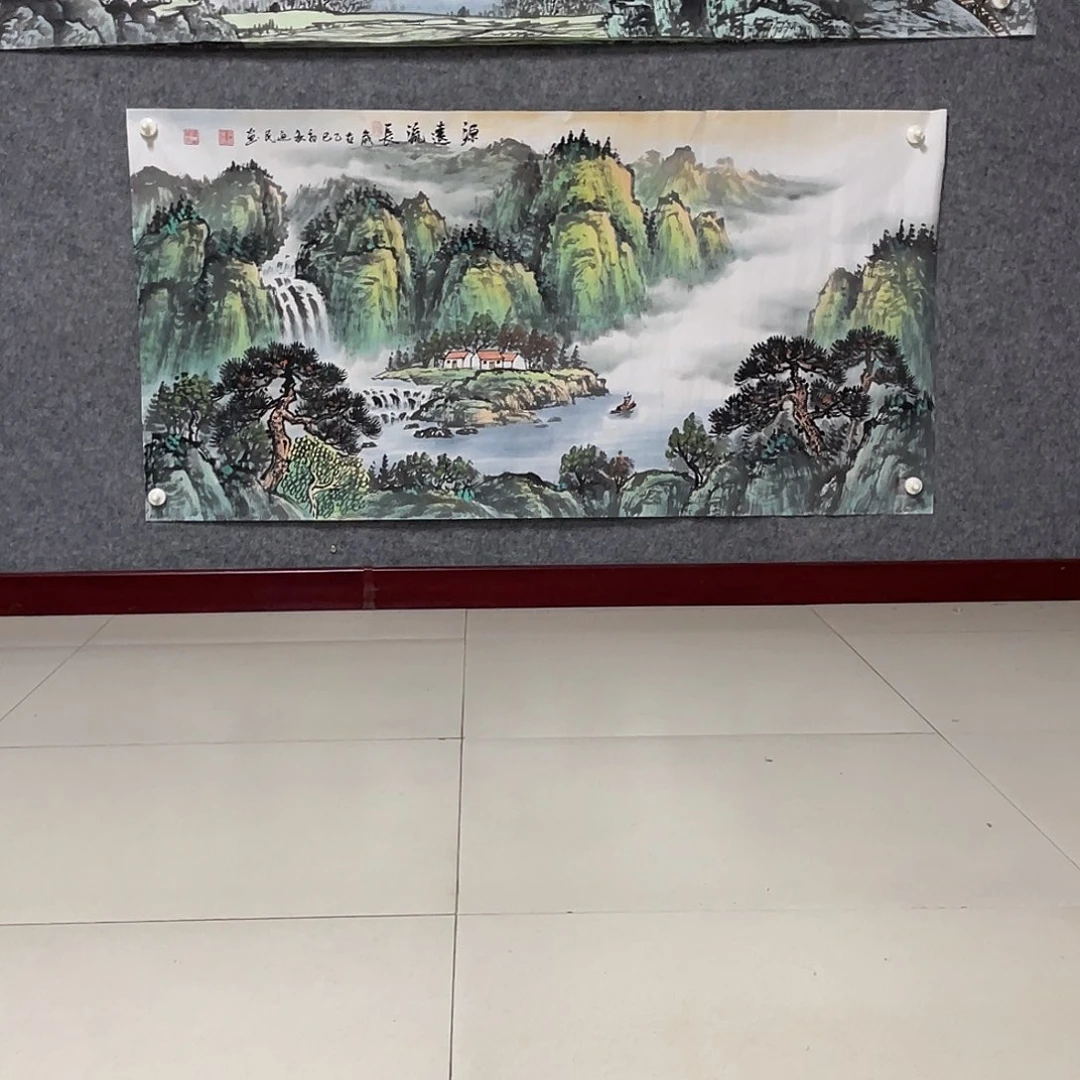 国画四尺138.69画芯 捡漏