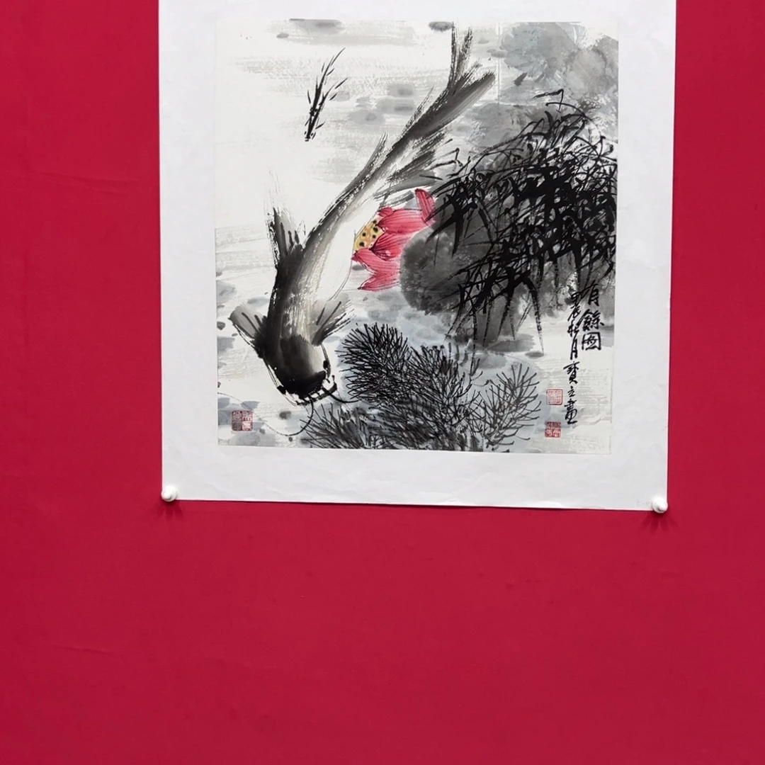 国画张宝立三尺斗方花鸟精品