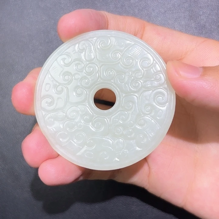 和田玉未镶嵌挂件野****7