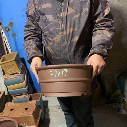 紫砂花盆手工制作