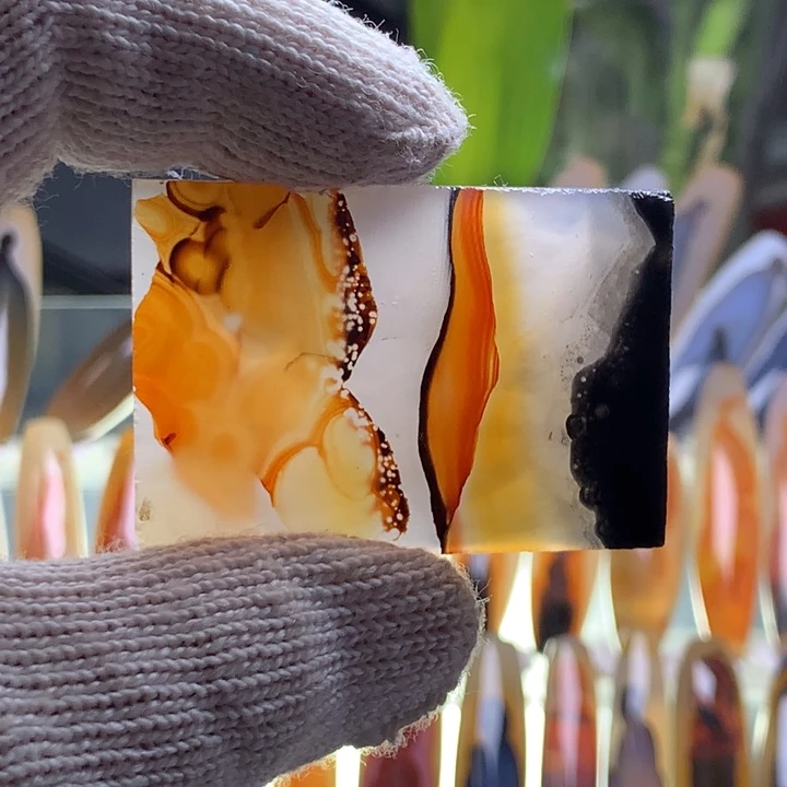 未镶嵌玛瑙/玉髓珠宝半成品148