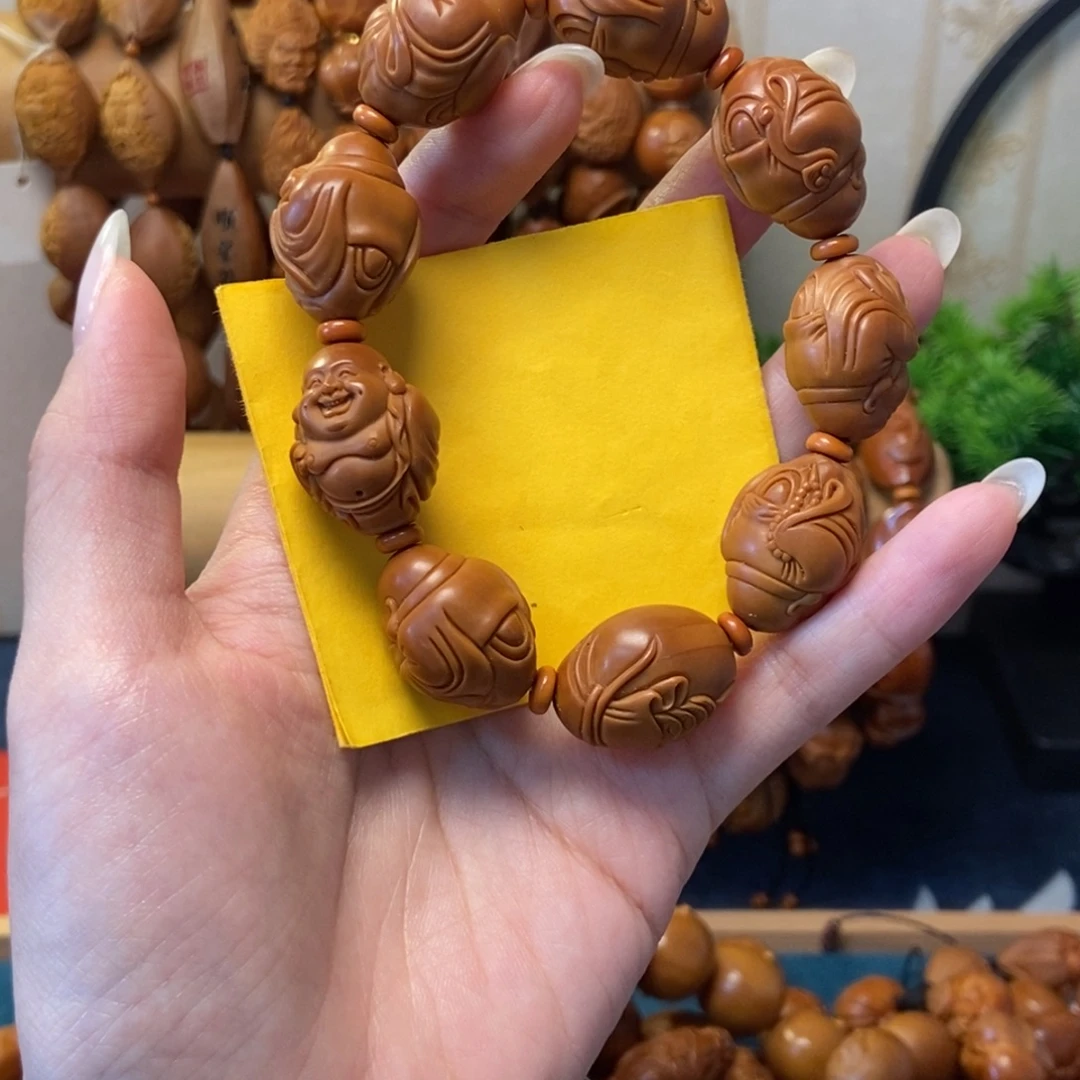 橄榄核手串/手链八宝弥勒