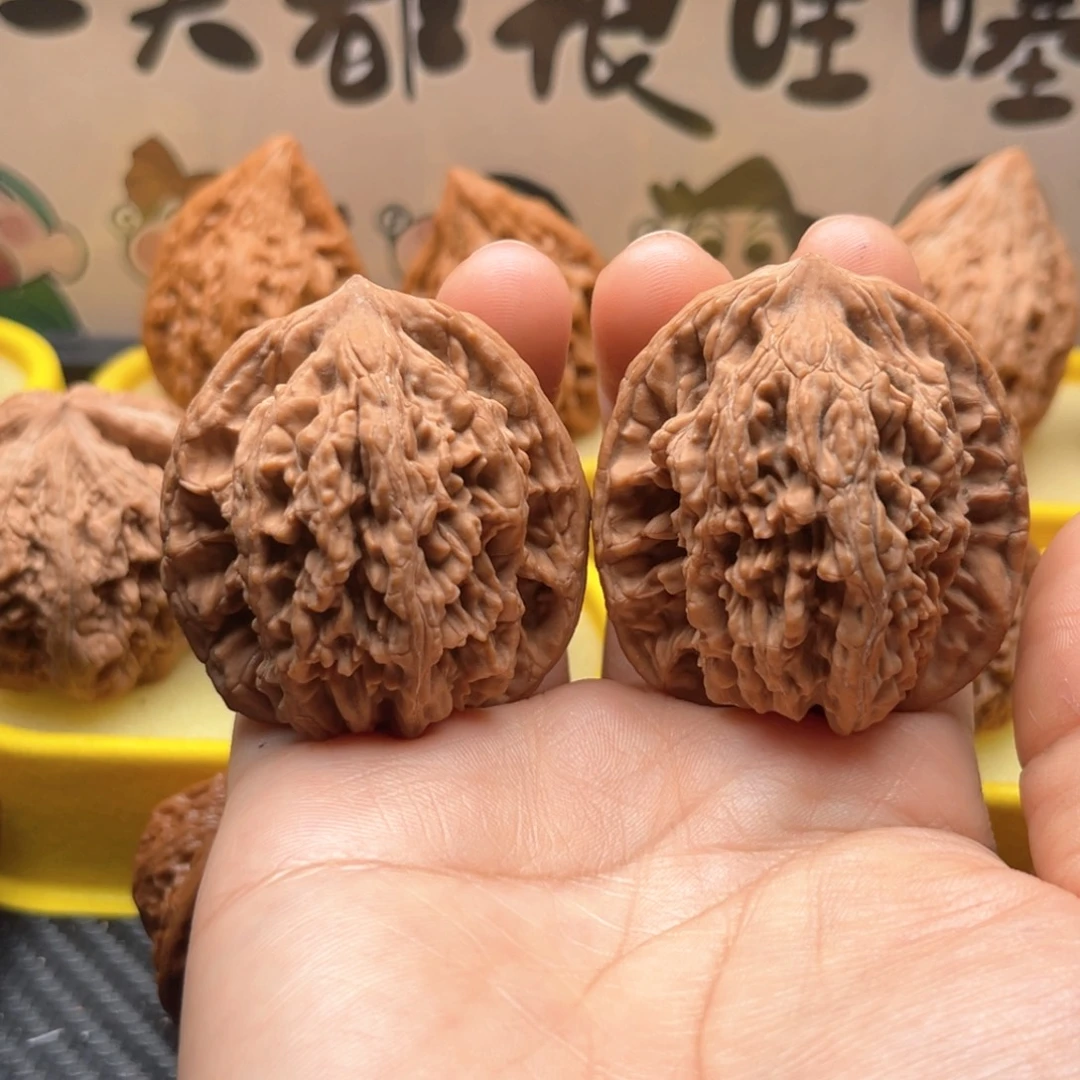 明***哥吊坠文玩核桃43➕麦穗虎头