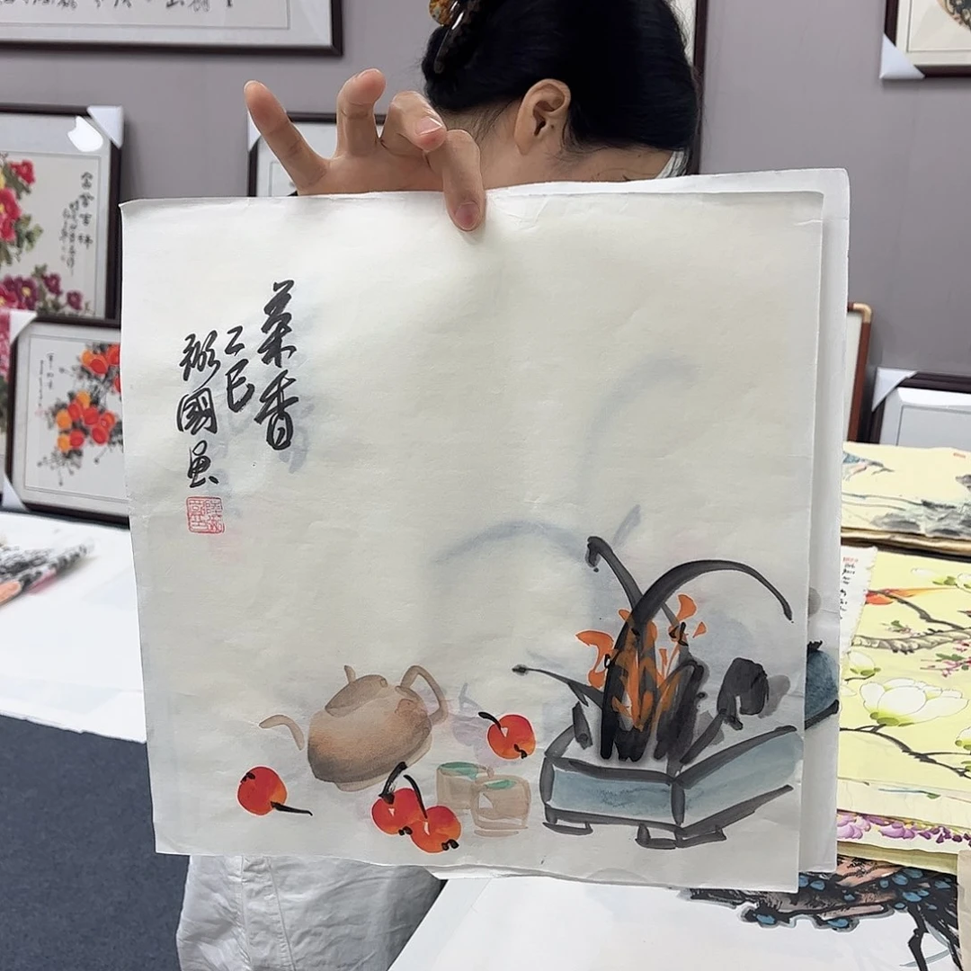 国画宣纸国画纯手绘作品