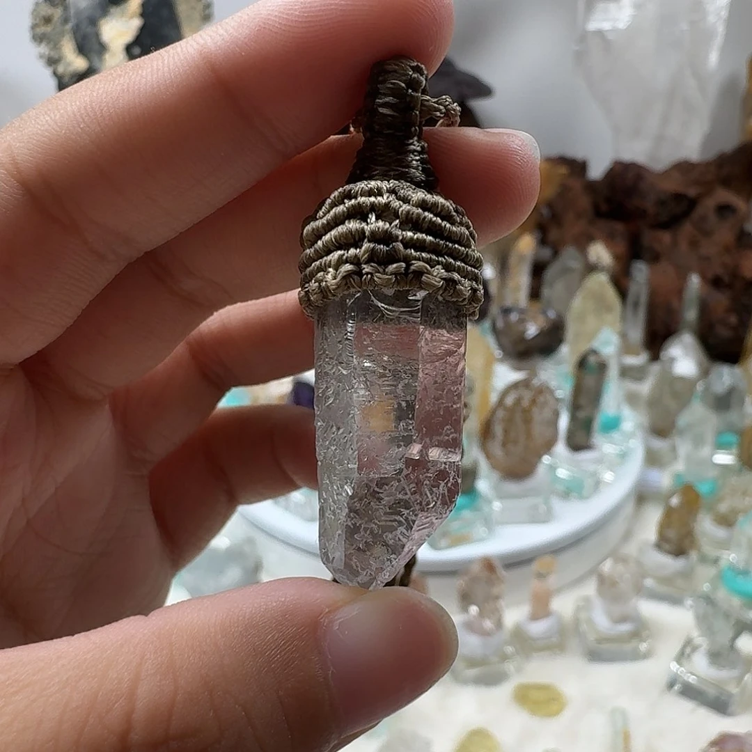 无非金属38mm天狼星蜡线编绳项链吊坠