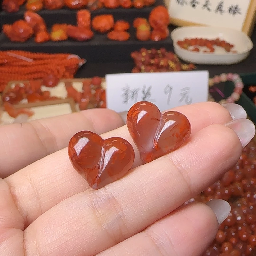 南红玛瑙未镶嵌吊坠(不含链)