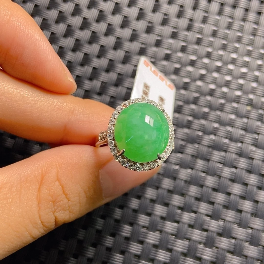 翡翠银S925镶嵌颈饰