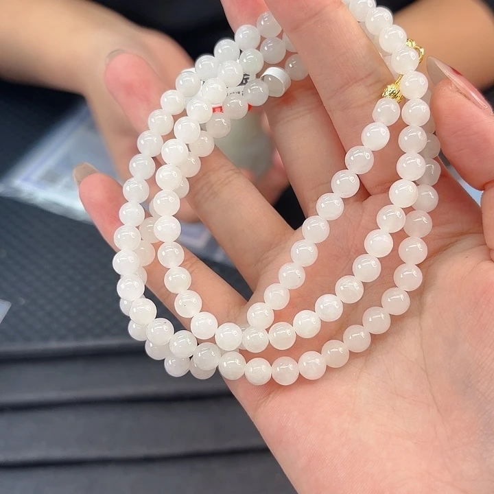 颈饰未镶嵌和田玉白玉卡6 108