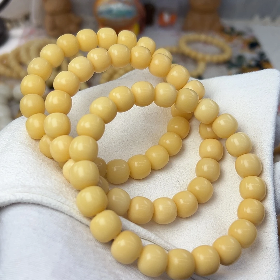 吊坠菩提根/象牙果12干磨树王奶黄单圈顺色