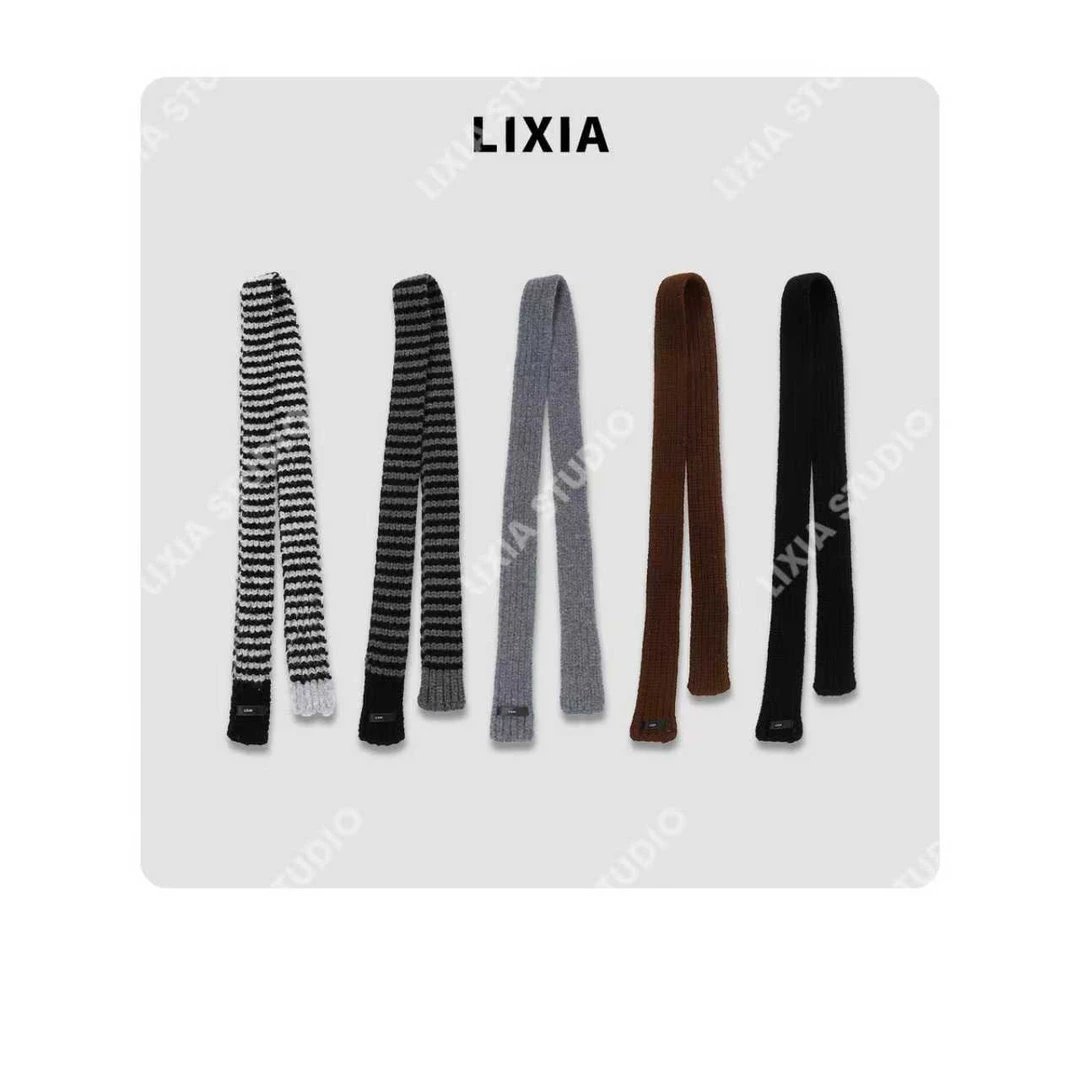 LIXIA【暖意氛围】ins风早秋氛围感百搭围巾-D9003
