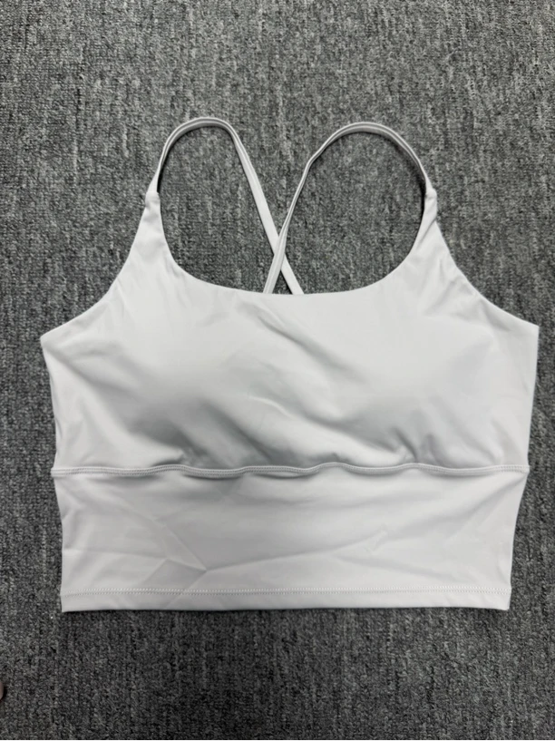 裸感运动内衣夏季高弹速干带胸垫文胸健身聚拢瑜伽背心-882