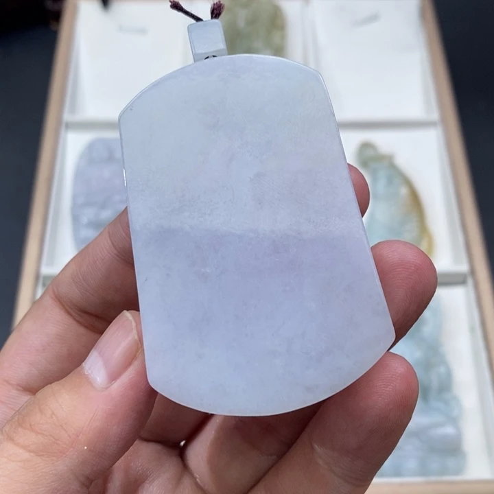 颈饰未镶嵌翡翠缅甸天然翡翠A货