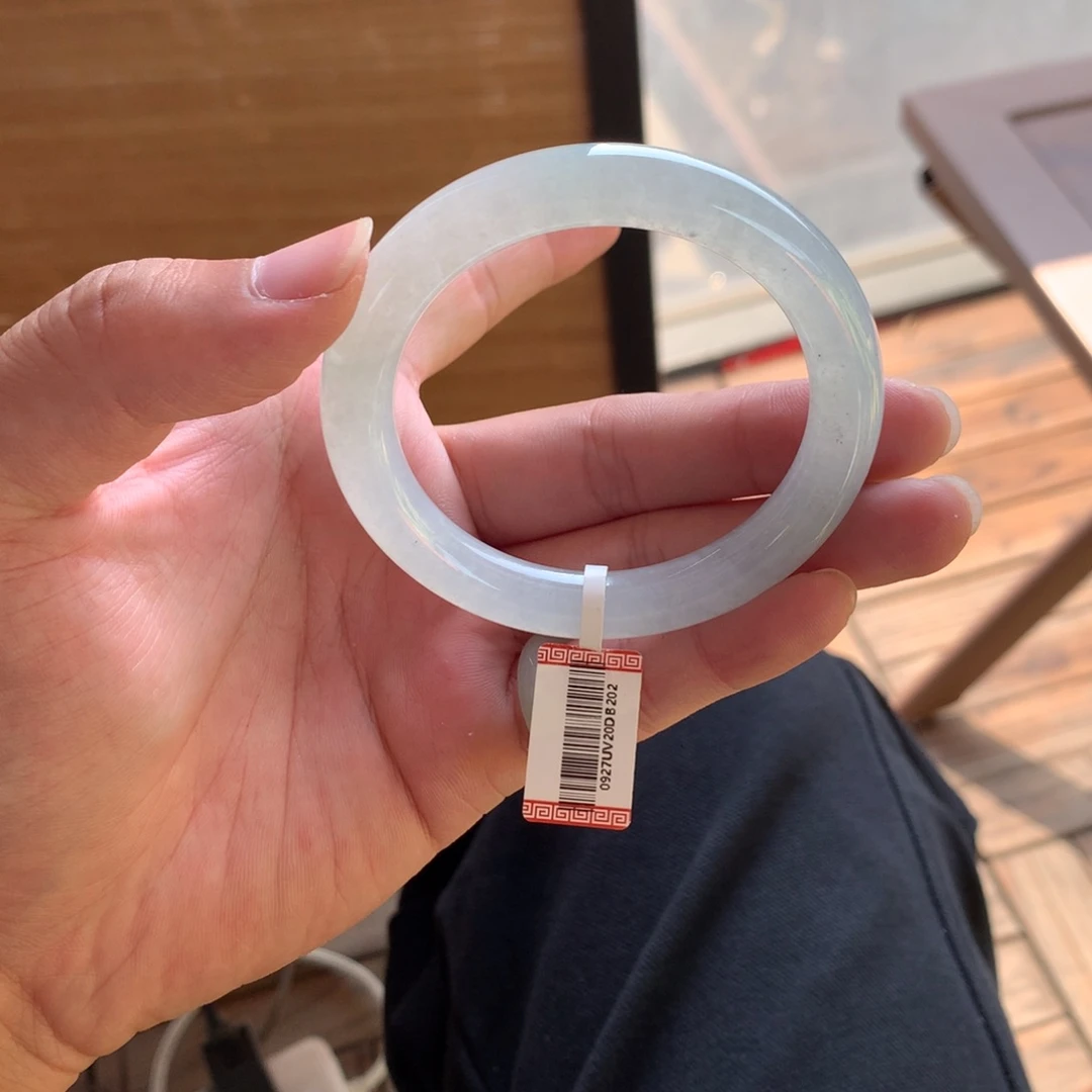 翡翠未镶嵌手镯45号53.2