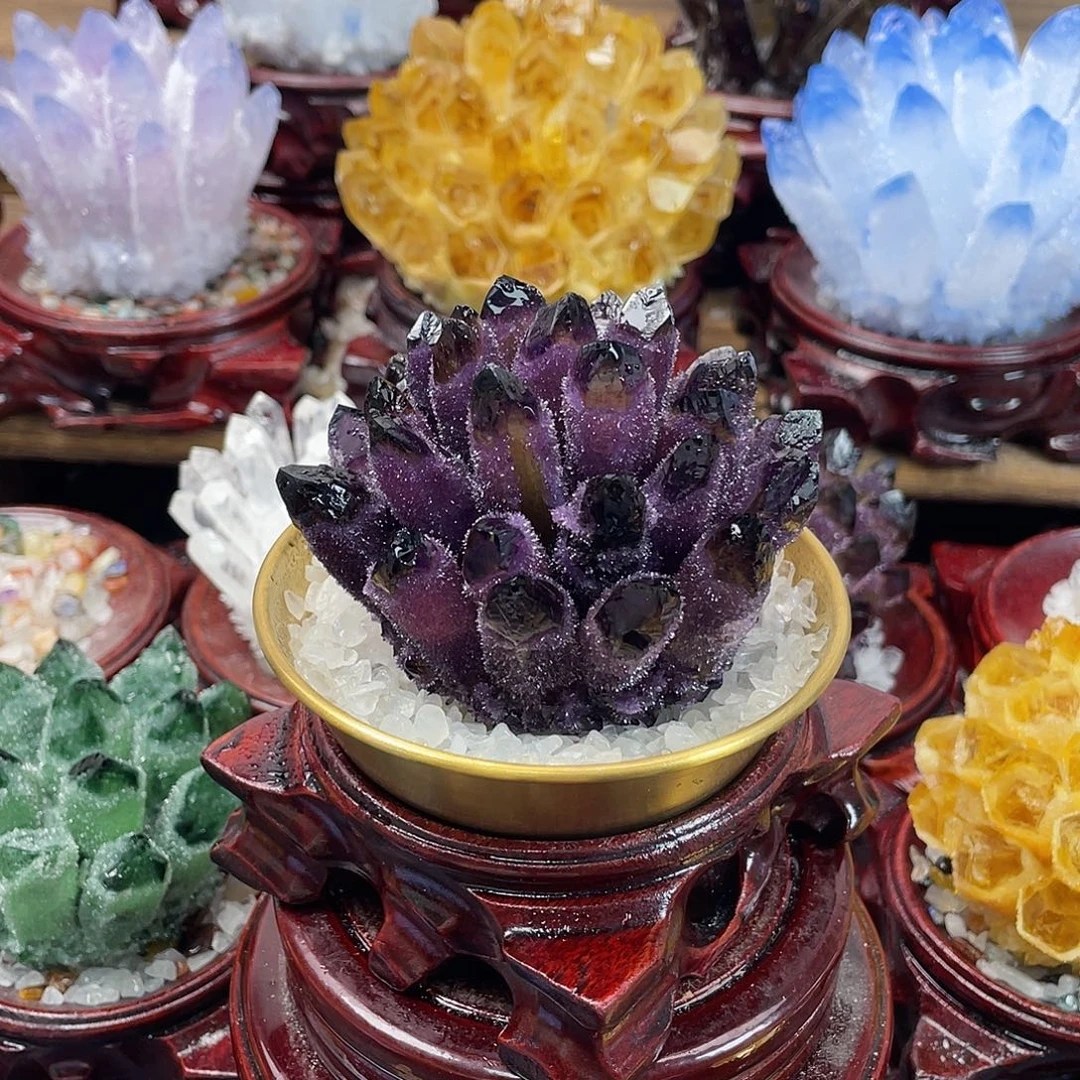 D***7石材天然紫水晶108