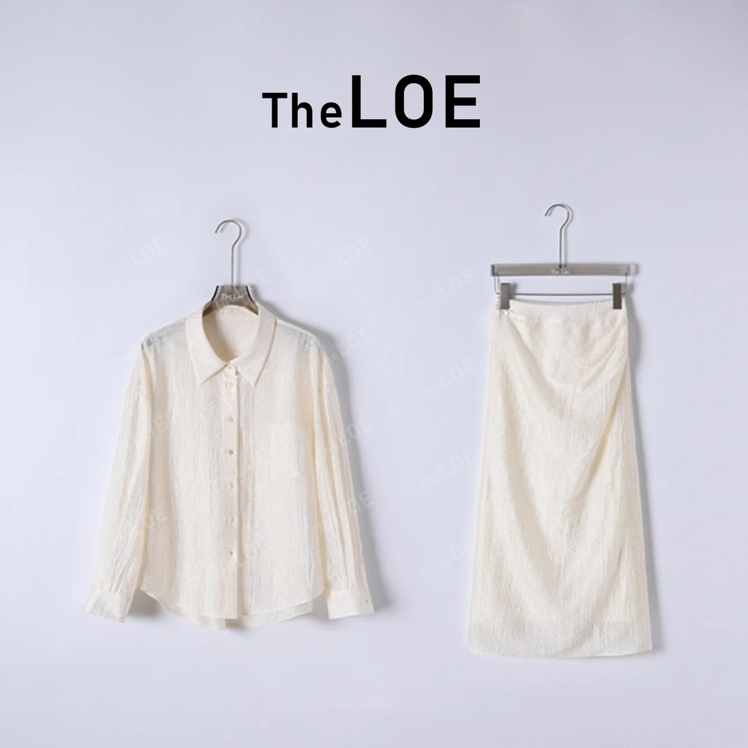 TheLOE/老钱度假醋酸套装#04.02TZ-G5089