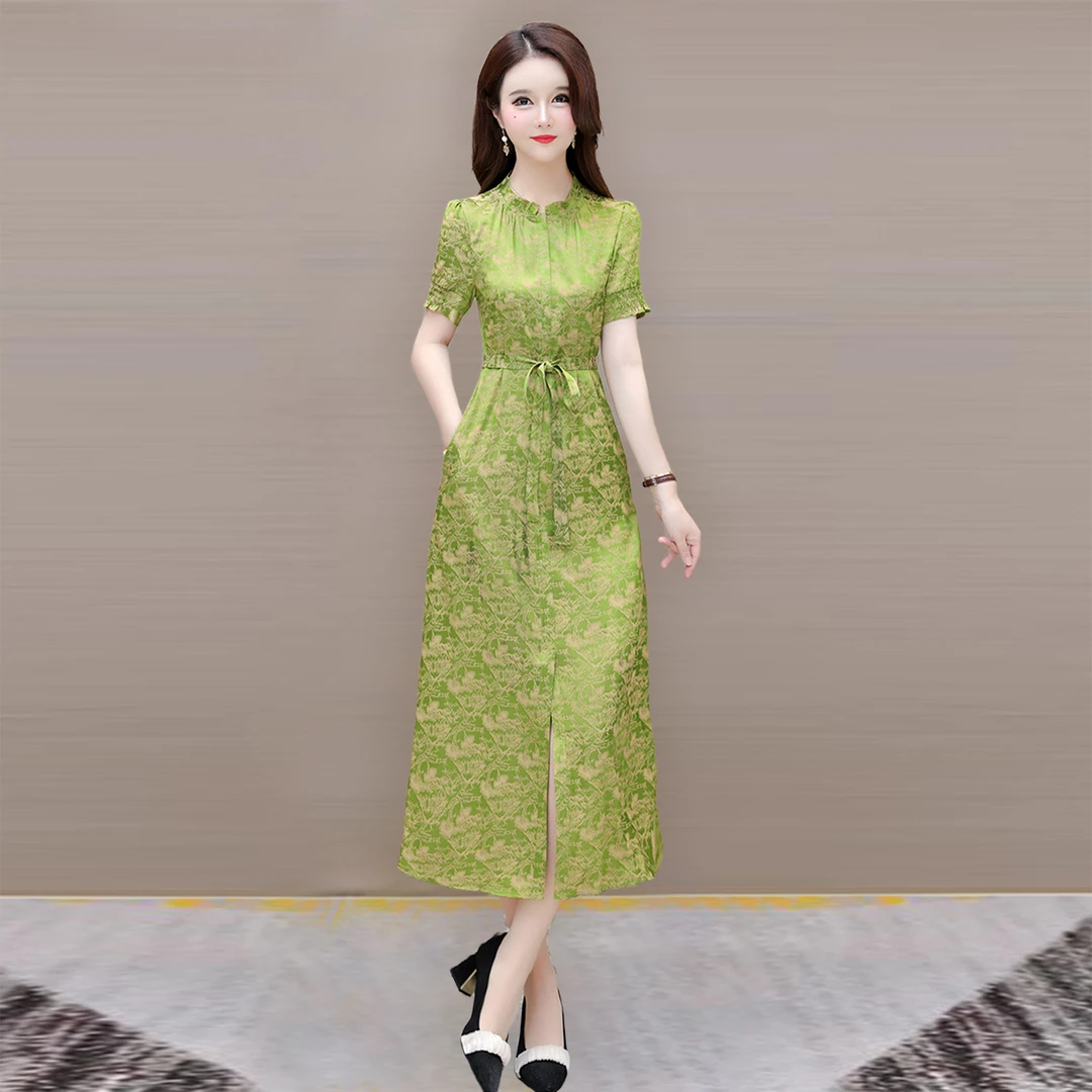【可蓓儿】2025新款女夏季年轻款高端精致高端裙子改良旗袍连衣裙
