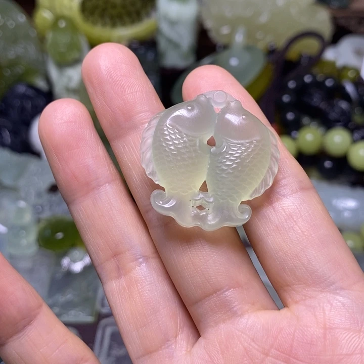 岫玉未镶嵌岫玉挂件