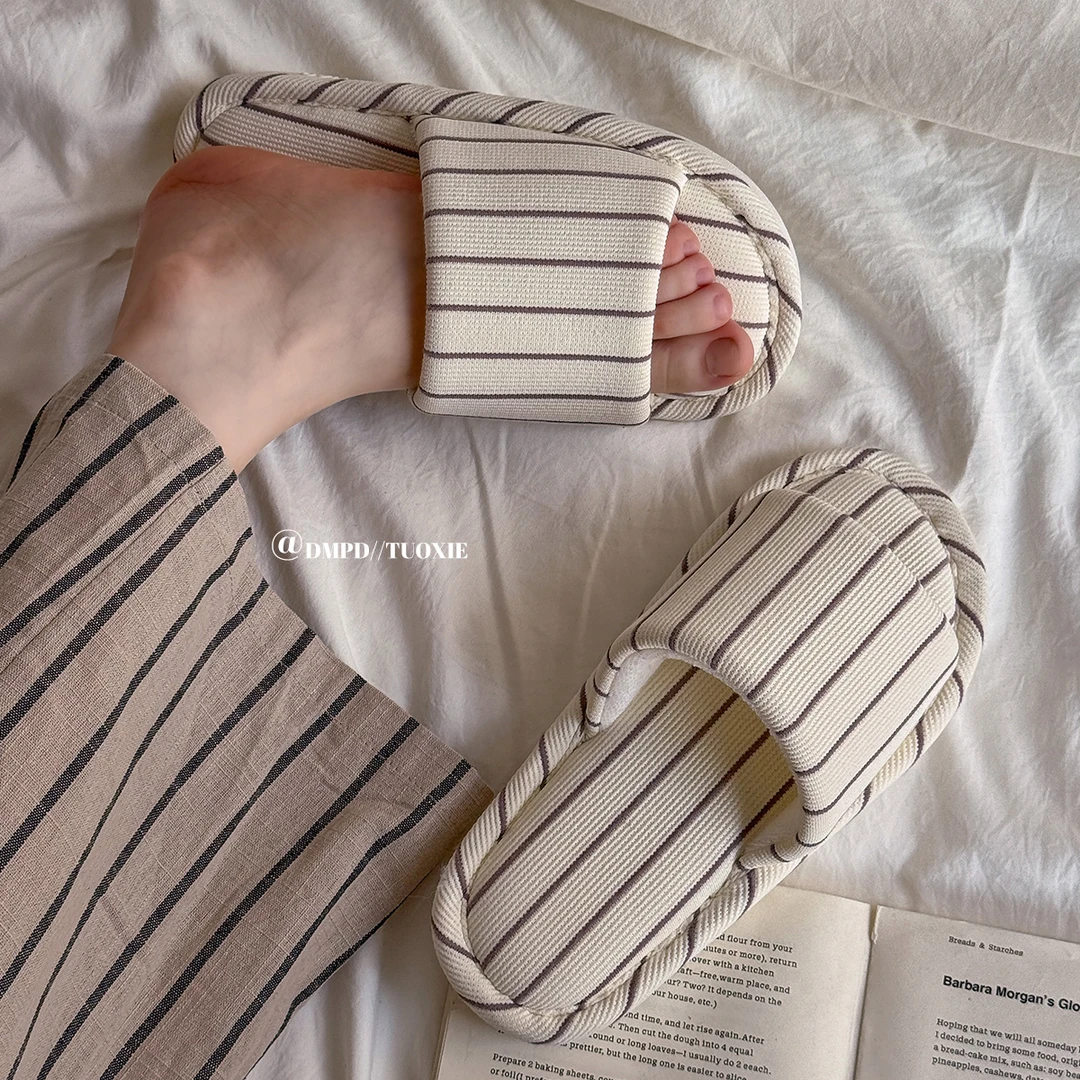 亚麻拖鞋女款家居室内防臭防滑2025新款春秋情侣棉麻布拖鞋男