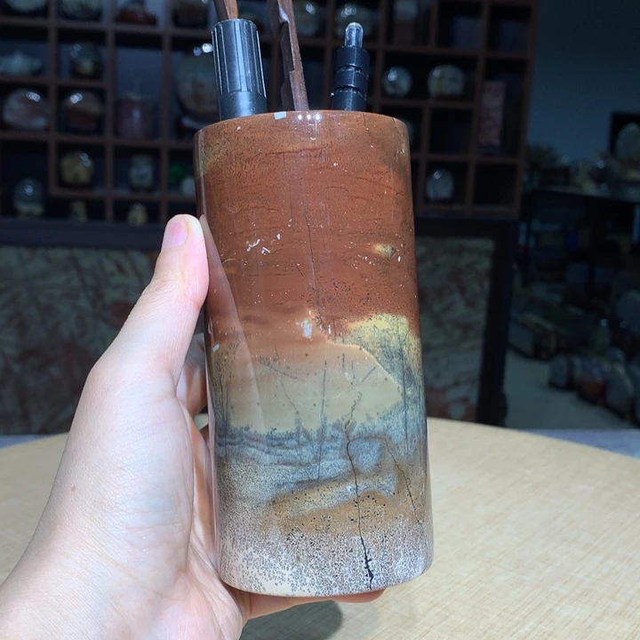 ，广西国画石摆件，收藏观赏送礼