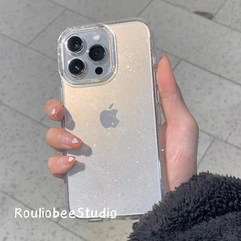 欧克里里ins高级细闪苹果16promax壳iphone12/14/13软壳配件15pro