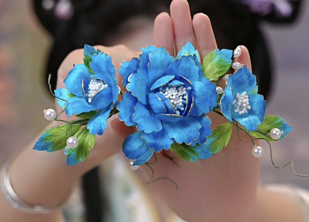 江南浔绒花 默认软簪 改主体找客服