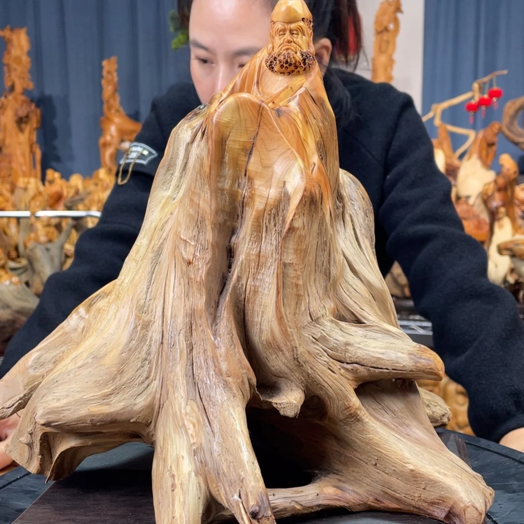 柏木（崖柏）手把件