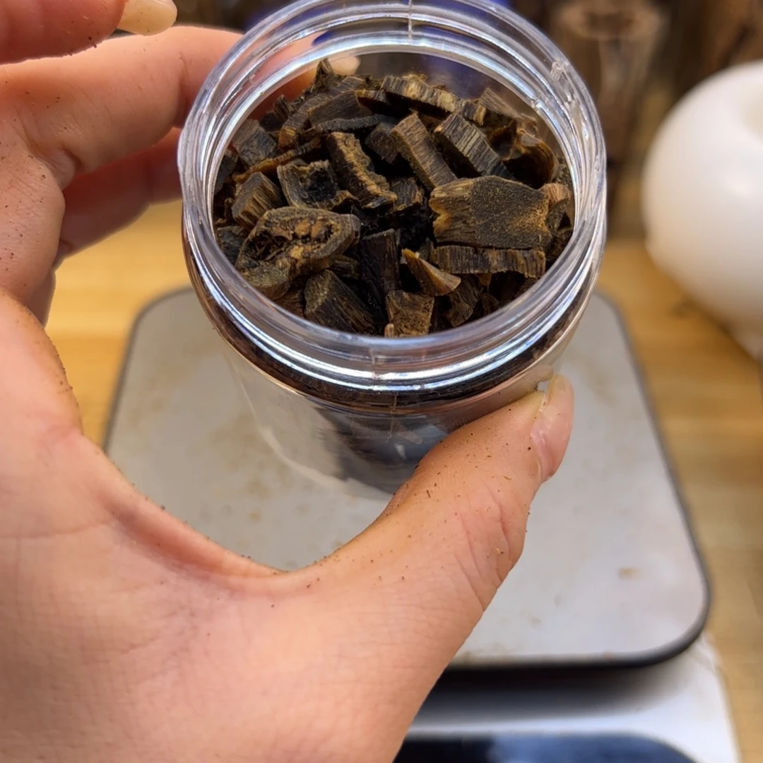 摆件沉香棋楠沉香金沙叶车珠碎料40克