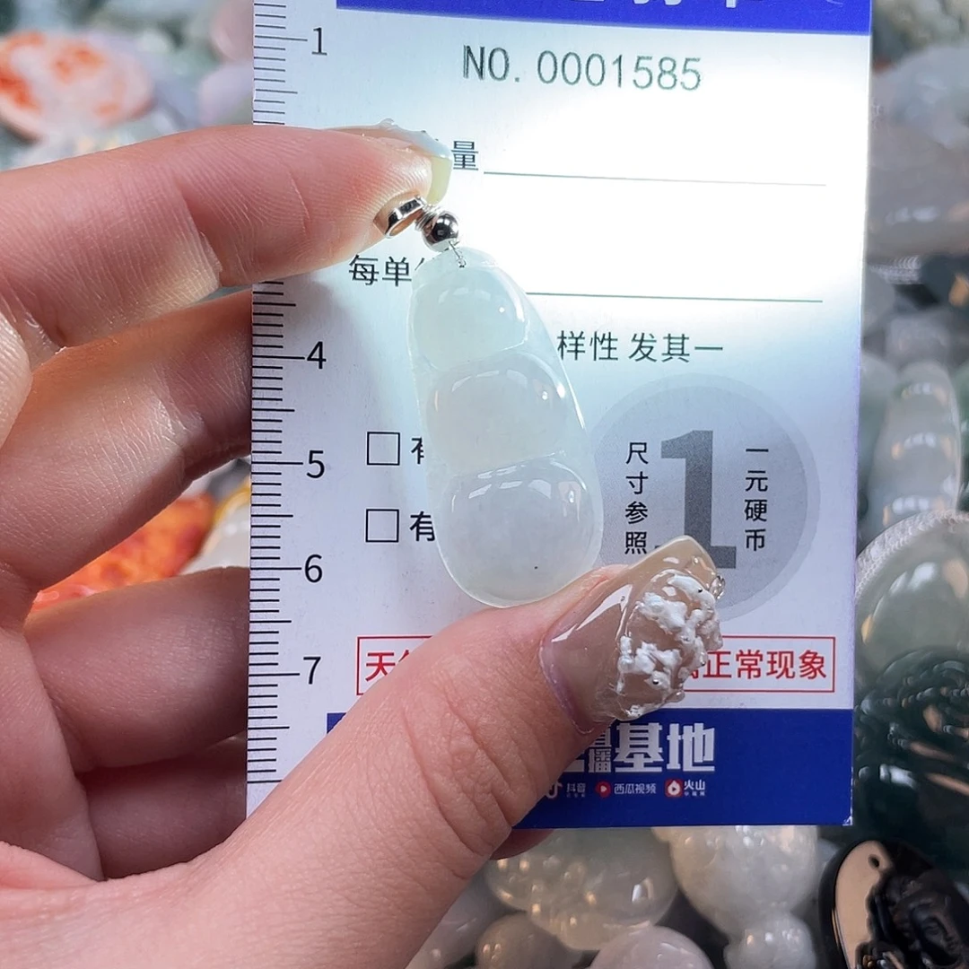 翡翠未镶嵌颈饰1585