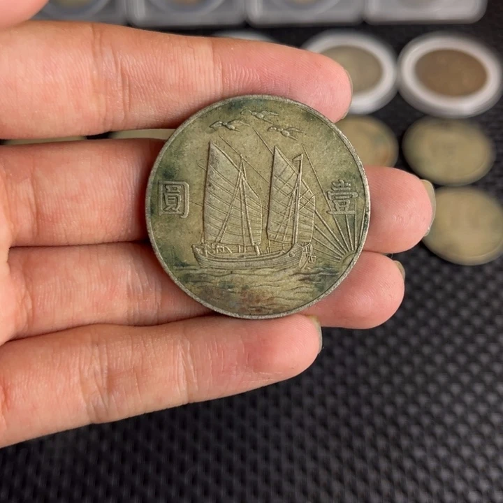 金属大头龙洋船洋工艺品
