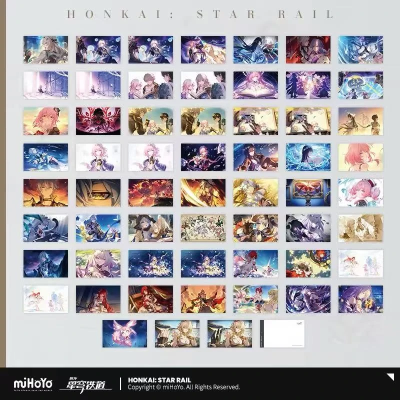 崩坏:星穹铁道 与你同行的回忆系列 明信片套装盲盒