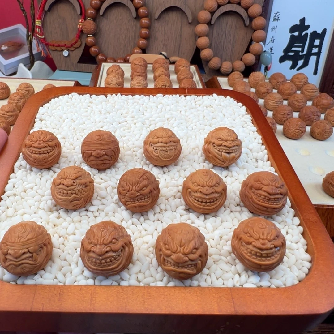 強***核桃吊坠界域恶僧整条13颗18