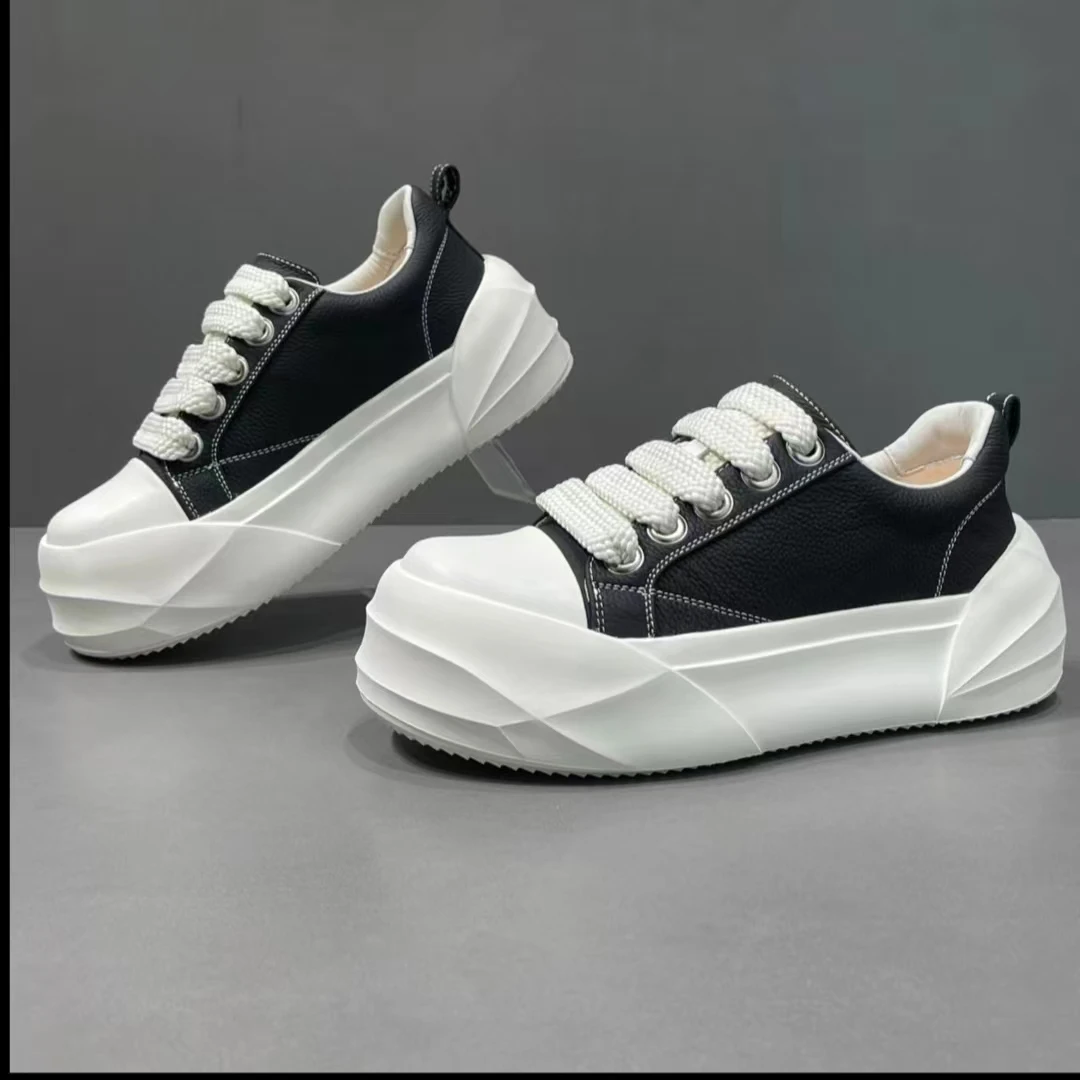 【旺银良衣】休闲男鞋小众极简风时尚男士韩版简约百搭增高小板鞋