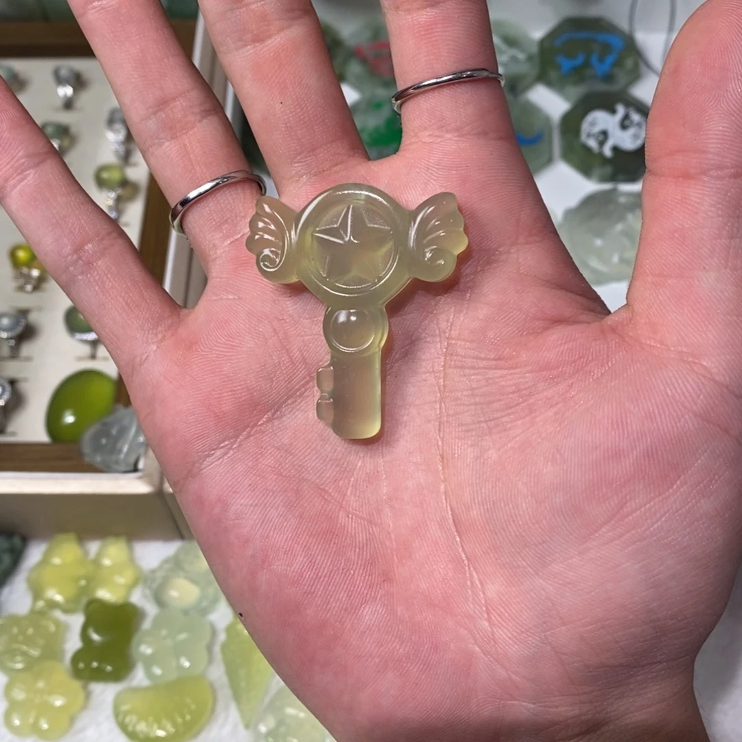 未镶嵌岫玉吊坠(不含链)