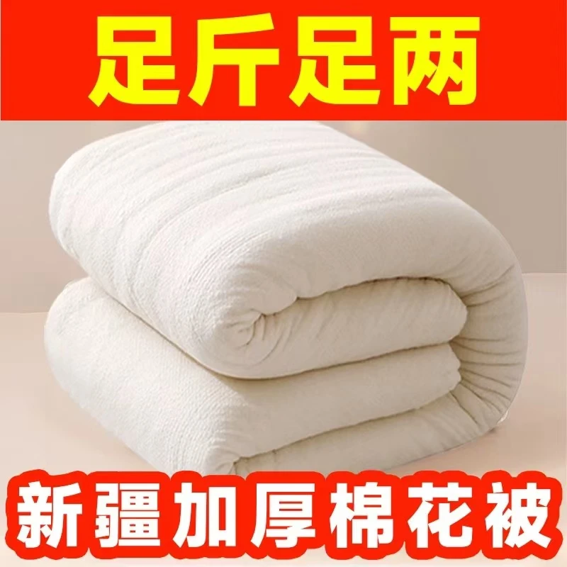 10斤新疆棉被芯冬被保暖加厚学生被宿舍褥子床垫被铺底棉絮单人