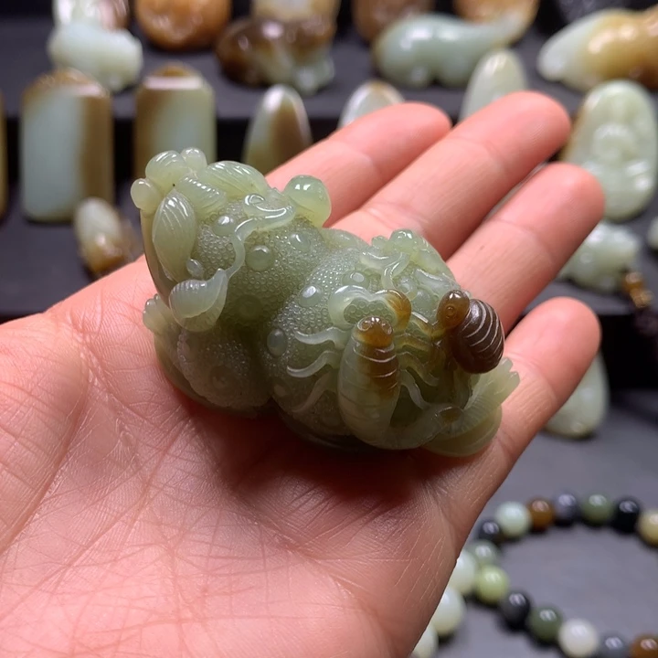 和田玉（糖玉）颈饰未镶嵌