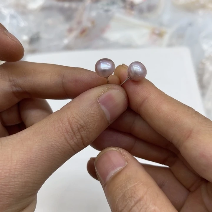 淡水珍珠颈饰银S925镶嵌001080