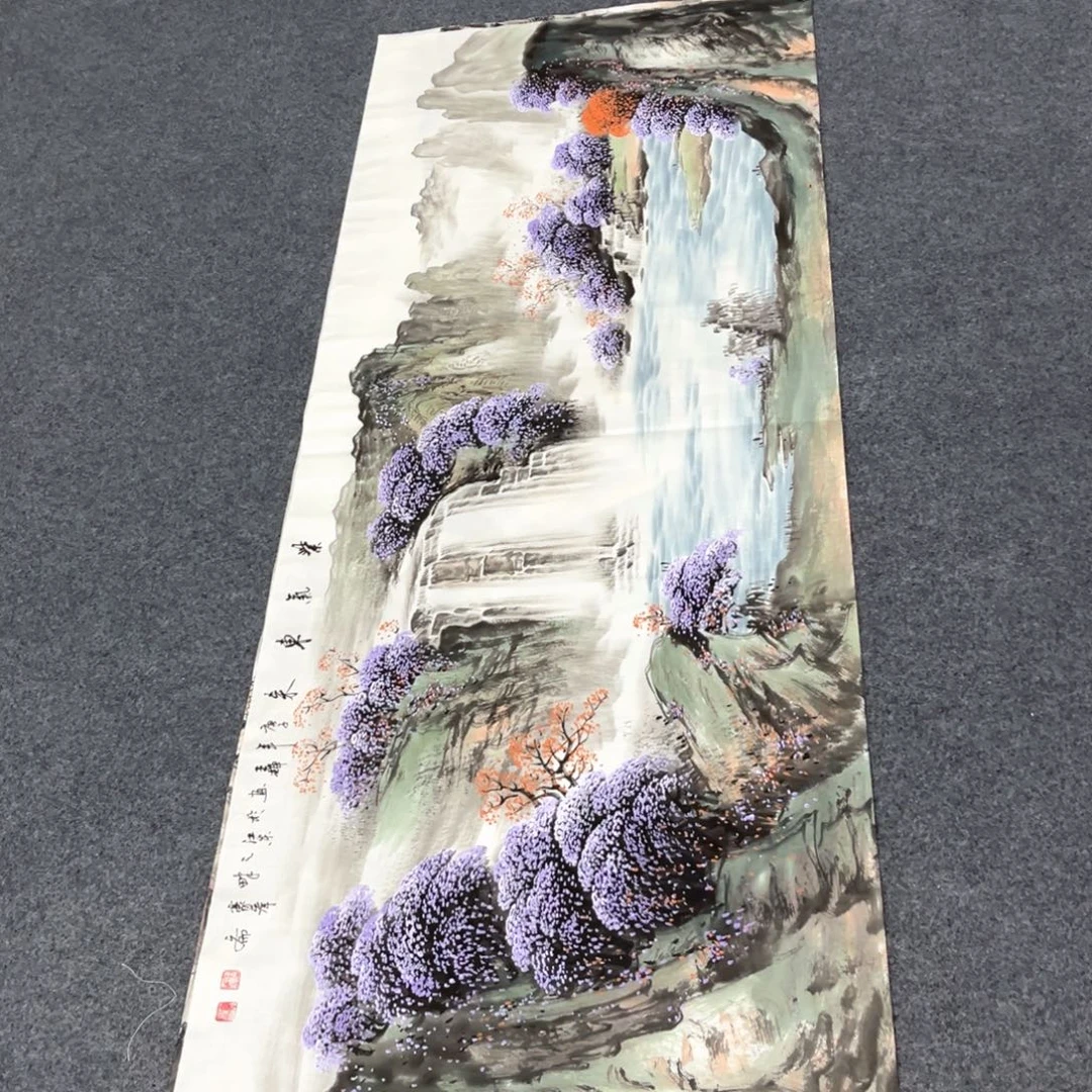 国画国画作品老师手绘