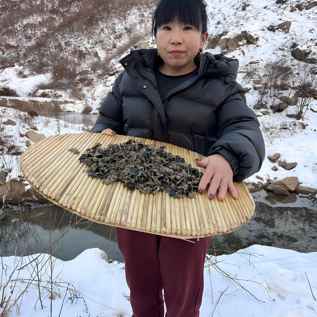 东北头茬秋木耳肉厚无根高泡发干货食材