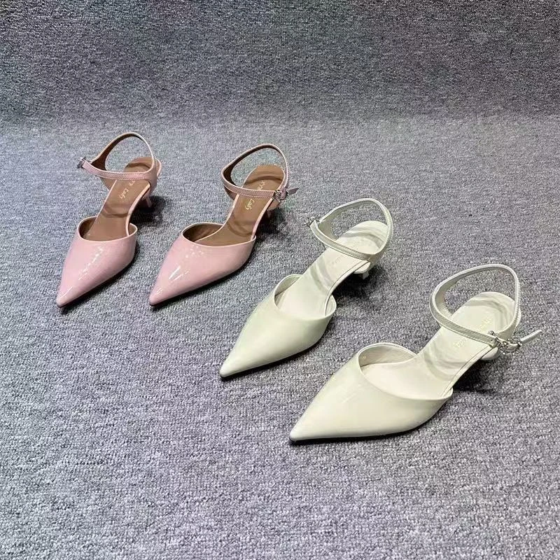 0629-08    女士时尚气质法式细跟单鞋   LBR  52013